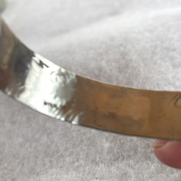 Sterling Feather Cuff Bracelet - Picture 5 of 6